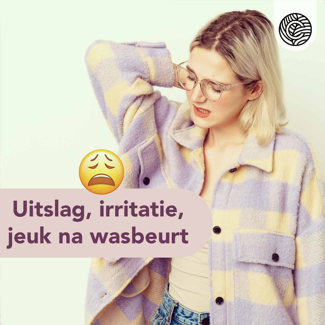 Huidirritatie, uitslag, jeuk, eczeem met wasmiddel en wasverzachter