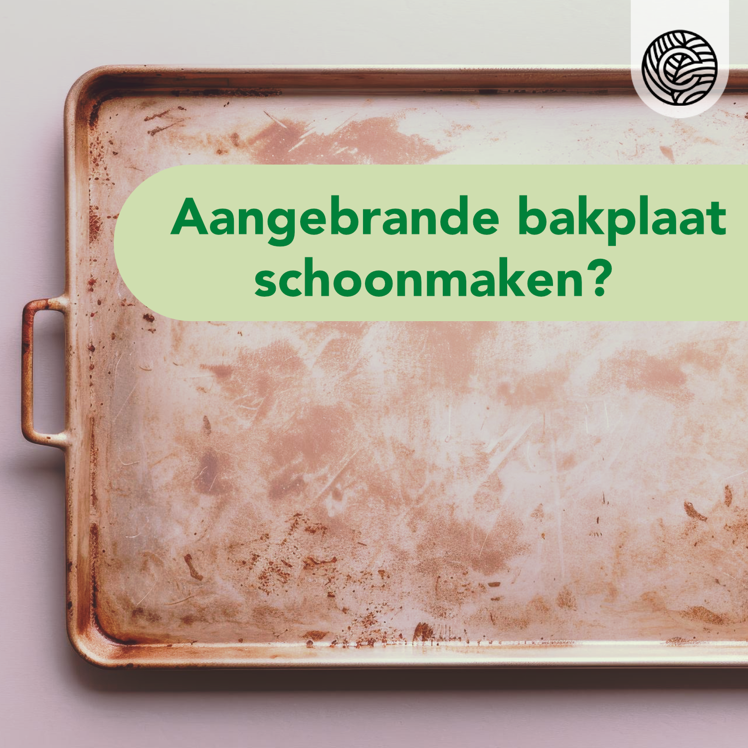 geëmailleerde bakplaat schoonmaken