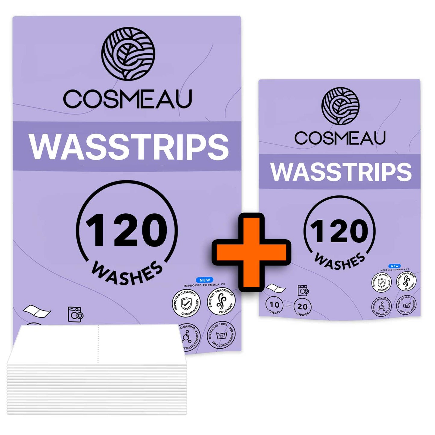 Buy 1 Get 1 Free 240 Loads Lavender Laundry Strips
