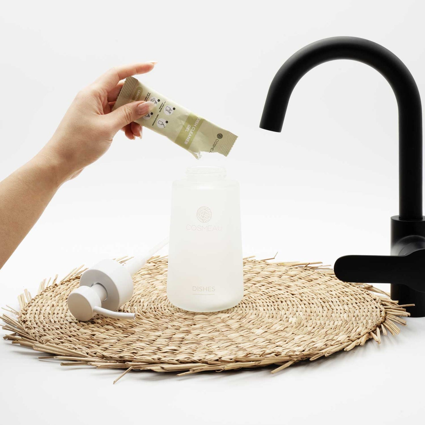 Dish Soap Dispenser Glass