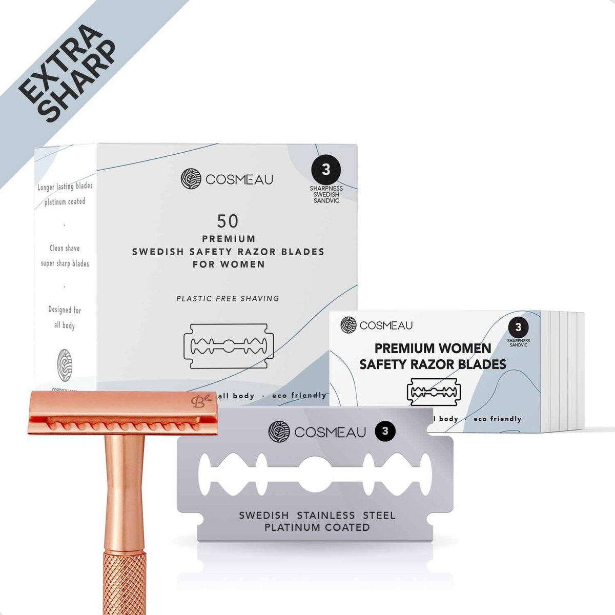 Safety Razor Blades for Women All Body Parts Sharpness 3