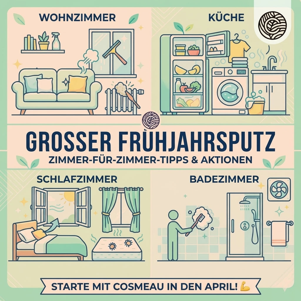 Frühjahrsputz 2026: Der ultimative Guide für jeden Raum