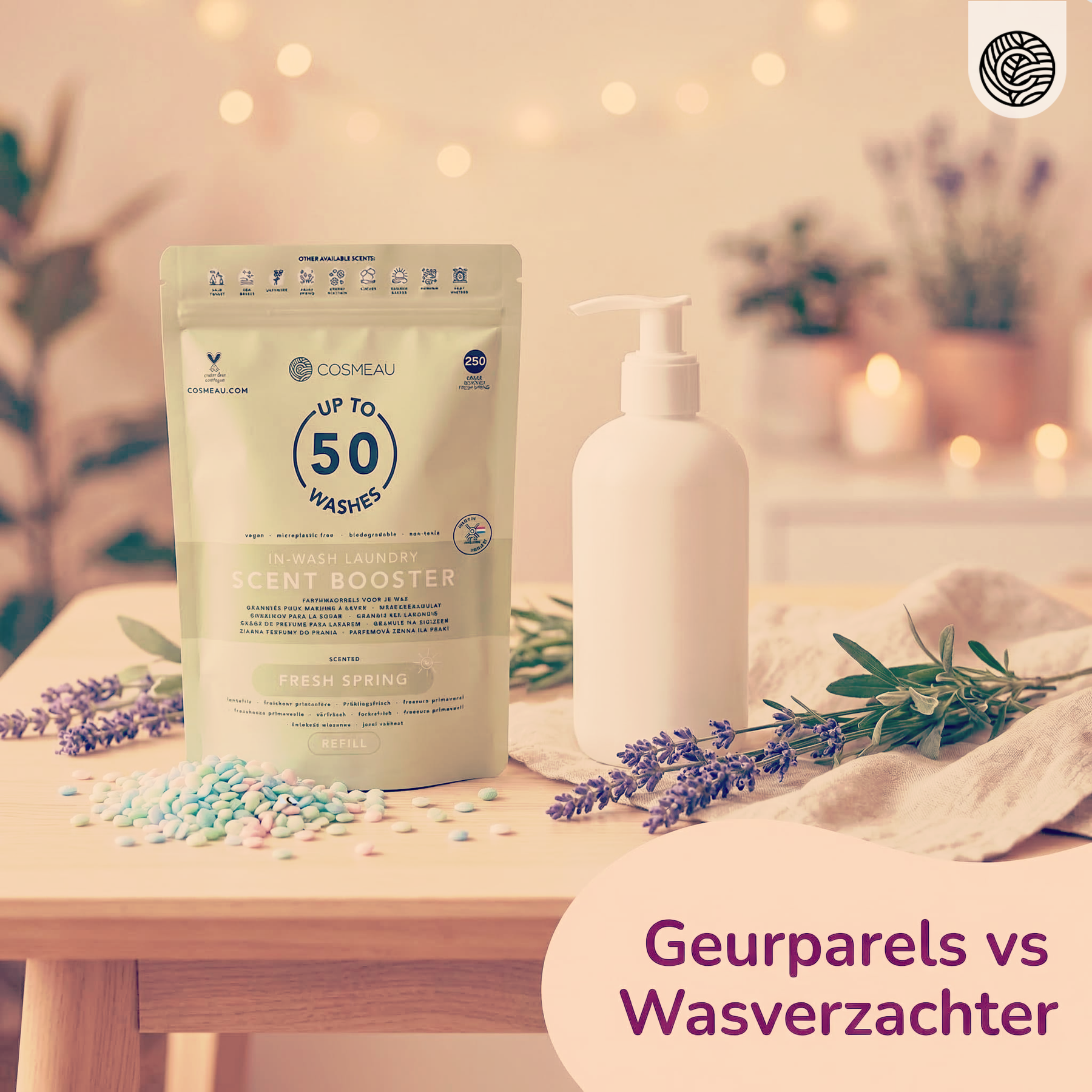 Geurparels vs wasverzachter: wat is beter voor je was?