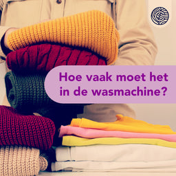 hoe vaak kleding wassen