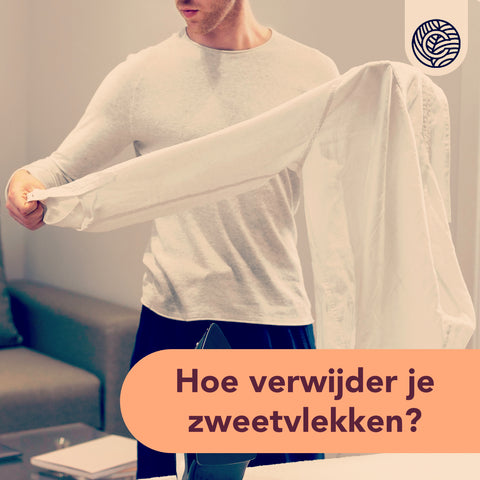 Zweetvlekken verwijderen uit je kleding doe je zo!