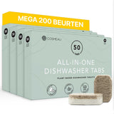 Megavoordeel Dishwasher tablets 4x50 Plant-based