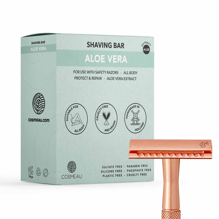Rasierseife Aloe Vera Frauen für Safety Razors - 110gram