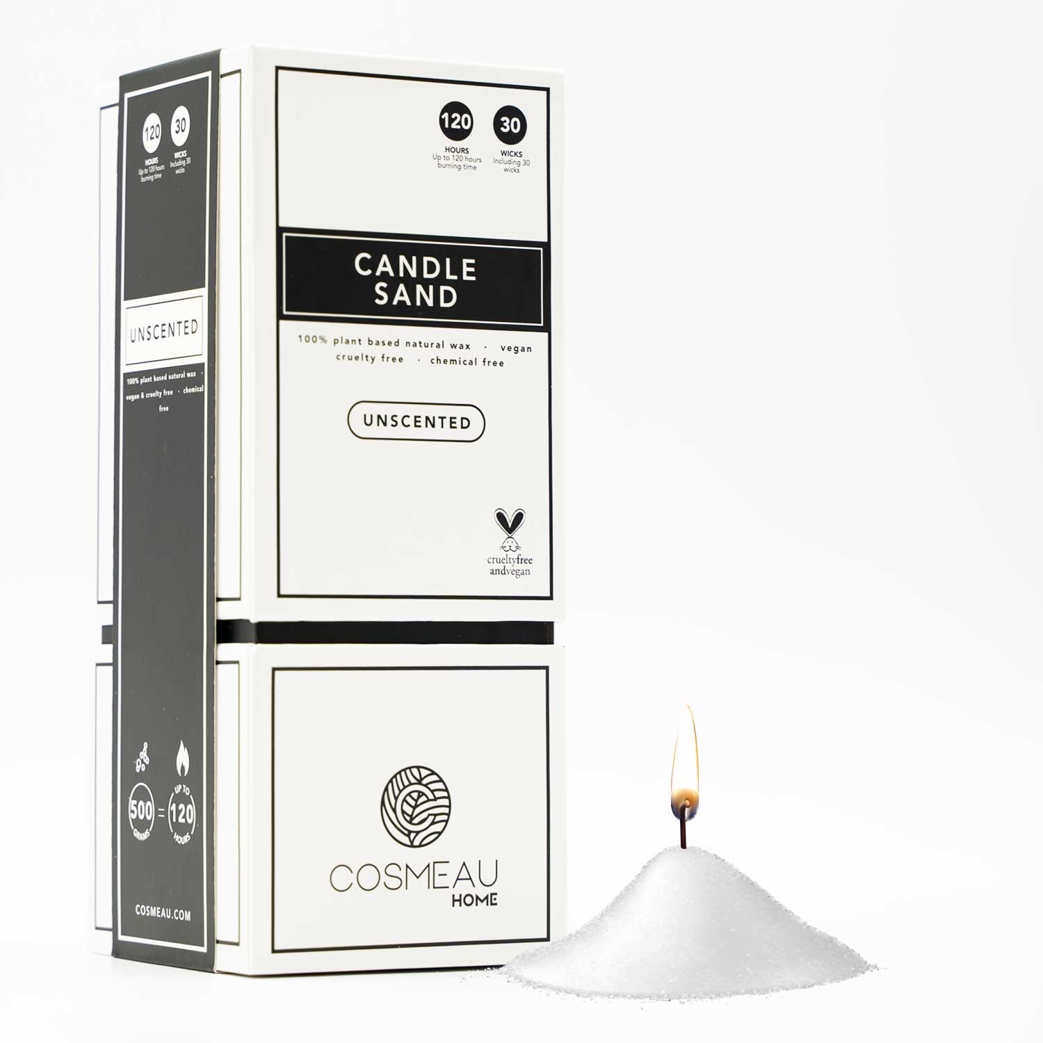 Zandkaars Sand Candle