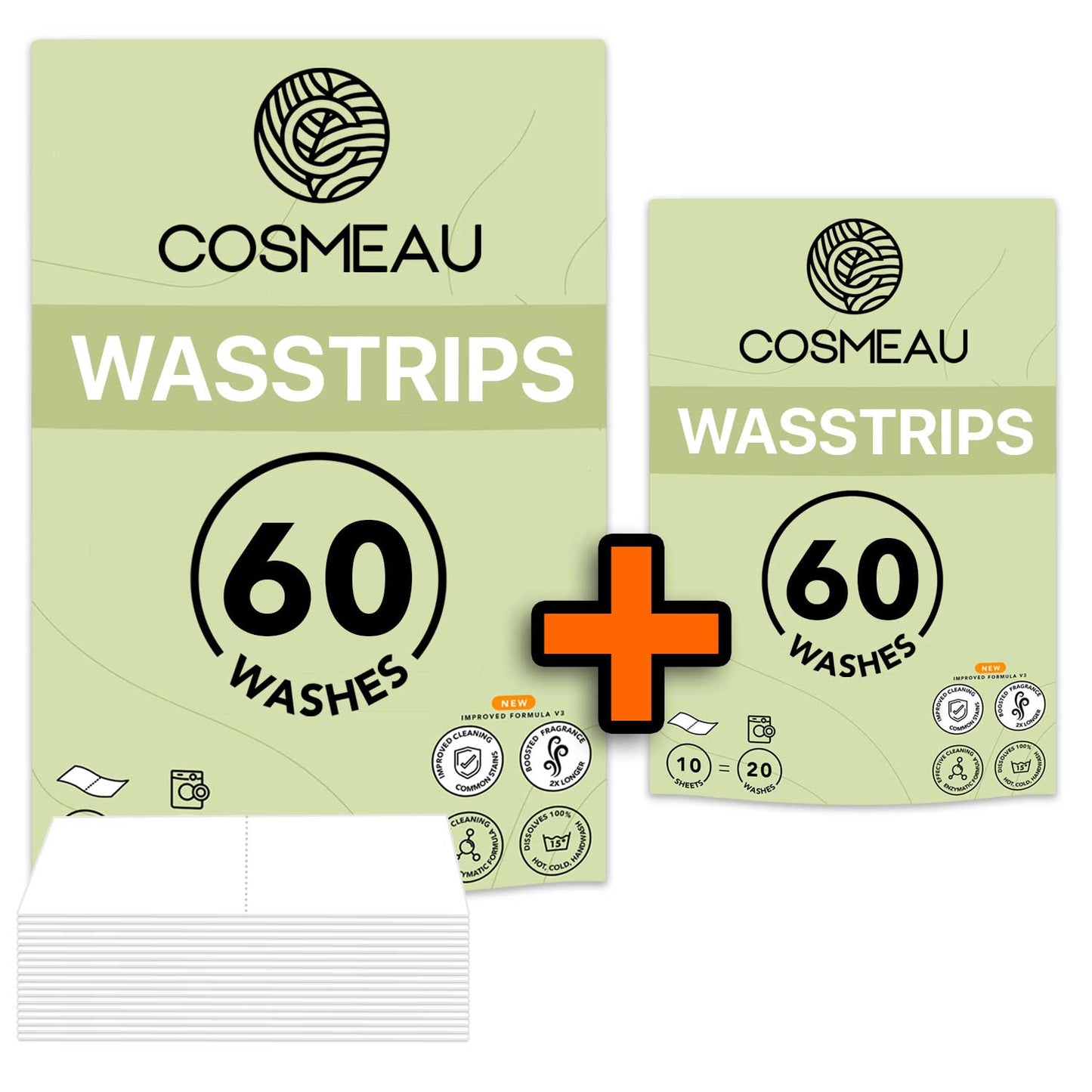 Wasstrips 1+1
