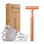 Bamboozy Safety Razor + 20x Blades Stainless steel