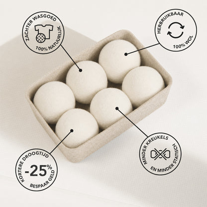 Dryer Balls 6 Pieces with Storage Box