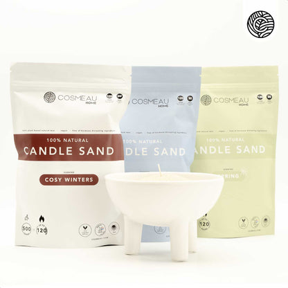 Cosmeau Sand Candle Scented Candle up to 120 Hours