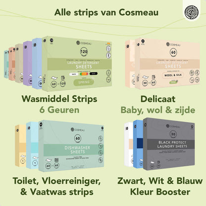 Wasmiddel Wasstrips voor Witte Was