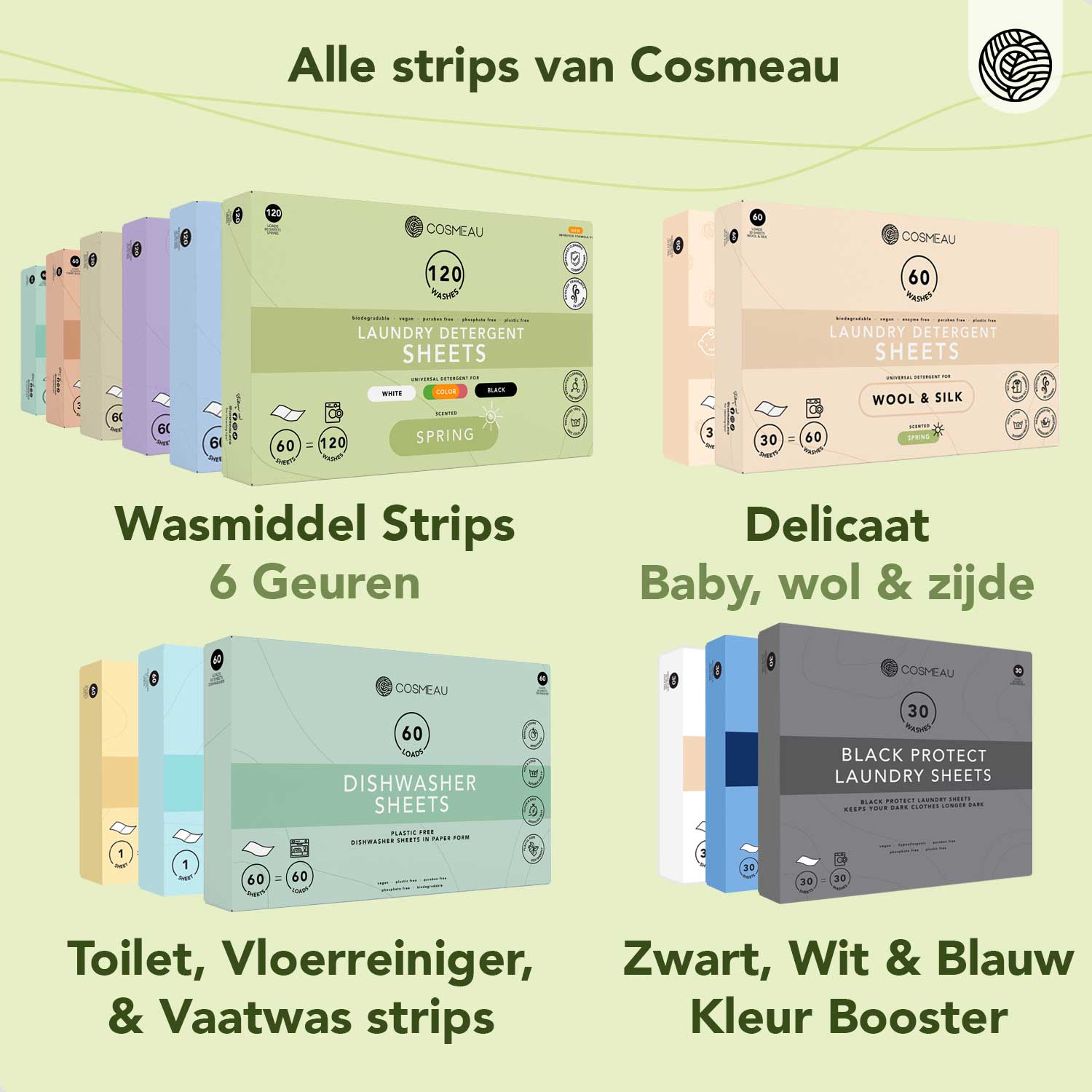 Gratis Wasmiddel Wasstrips Samples MAX 1 PER KLANT