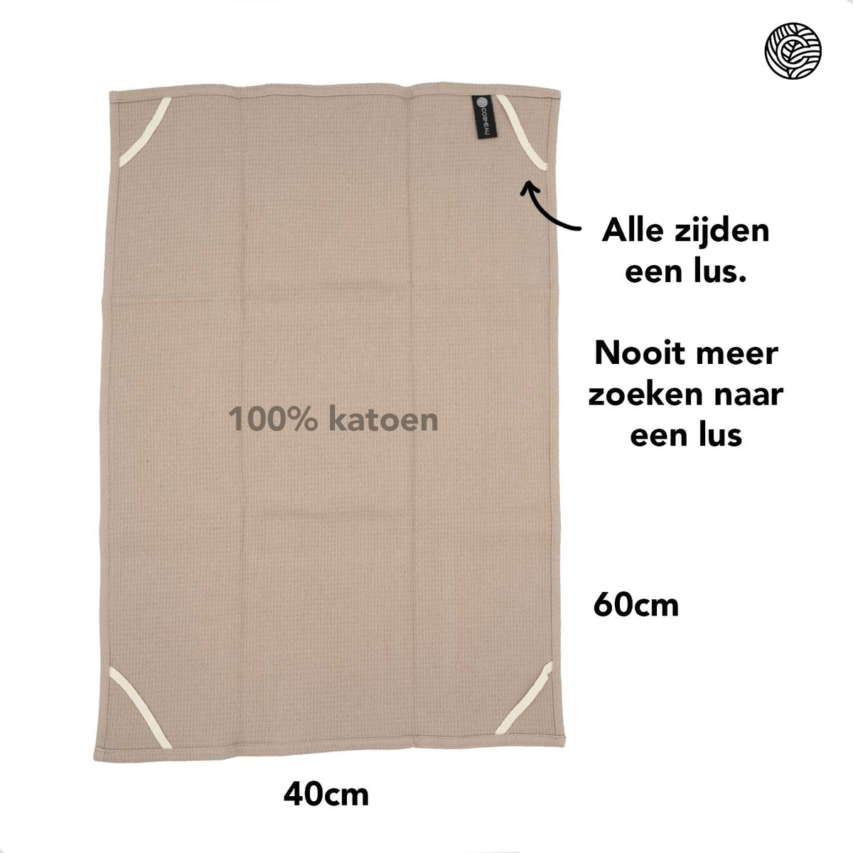 Handdoek and Theedoek 2-in-1