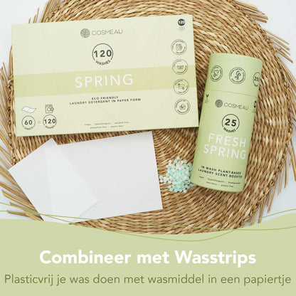 50% Korting Geurparel Combo Wasstrips Zeebries + Gratis Geurparels + Refill