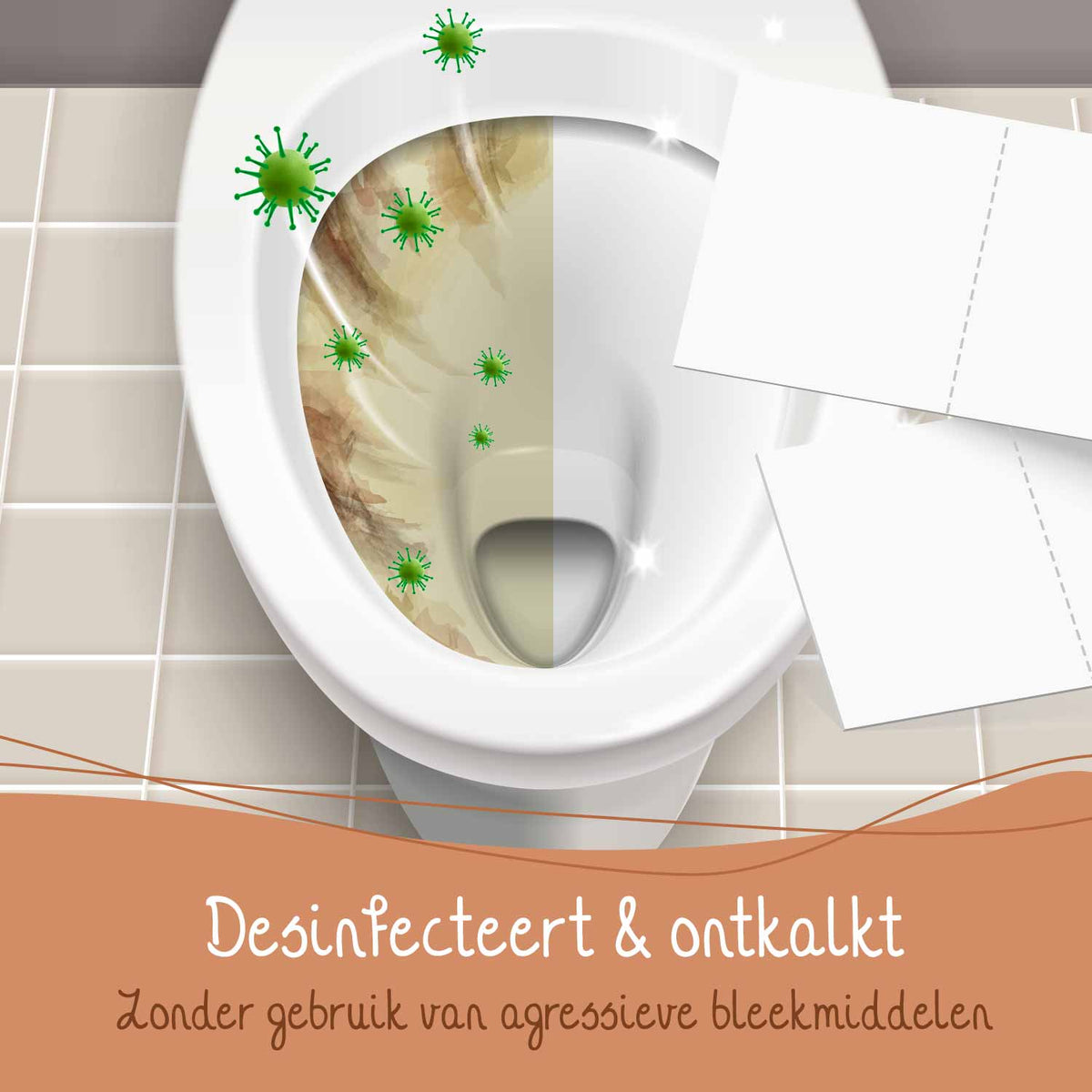 Toilet cleaner strips