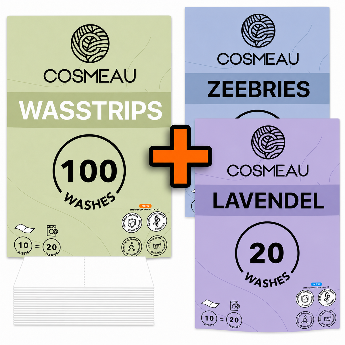 Cosmeau Lentefris 100 wasbeurten met Zeebries en Lavendel