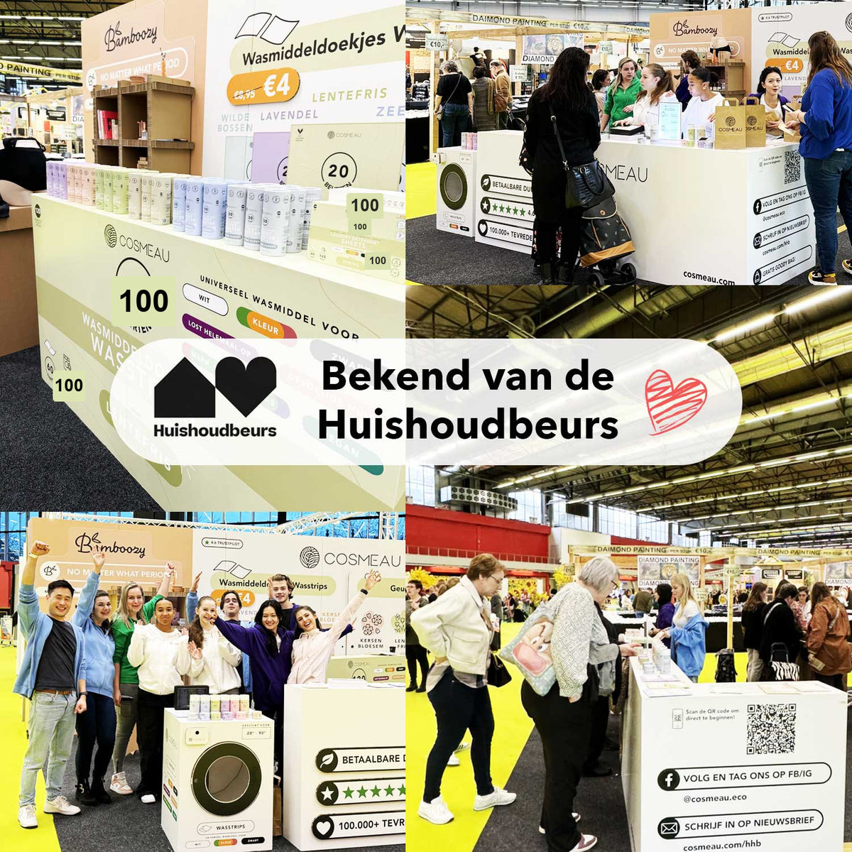 Cosmeau Huishoudbeurs met 100 wasbeurten Lentefris verpakking