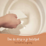 Toilet cleaner strips
