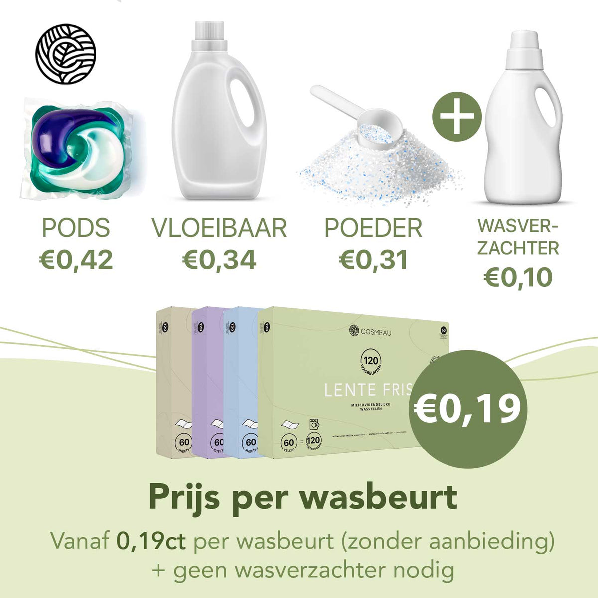 Cosmeau G6 prijs per wasbeurt