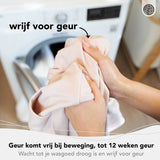 Clouds geur komt vrij bij wrijving