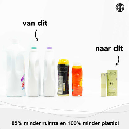 50% Korting Geurparel Combo Wasstrips Lentefris + Gratis Geurparels + Refill