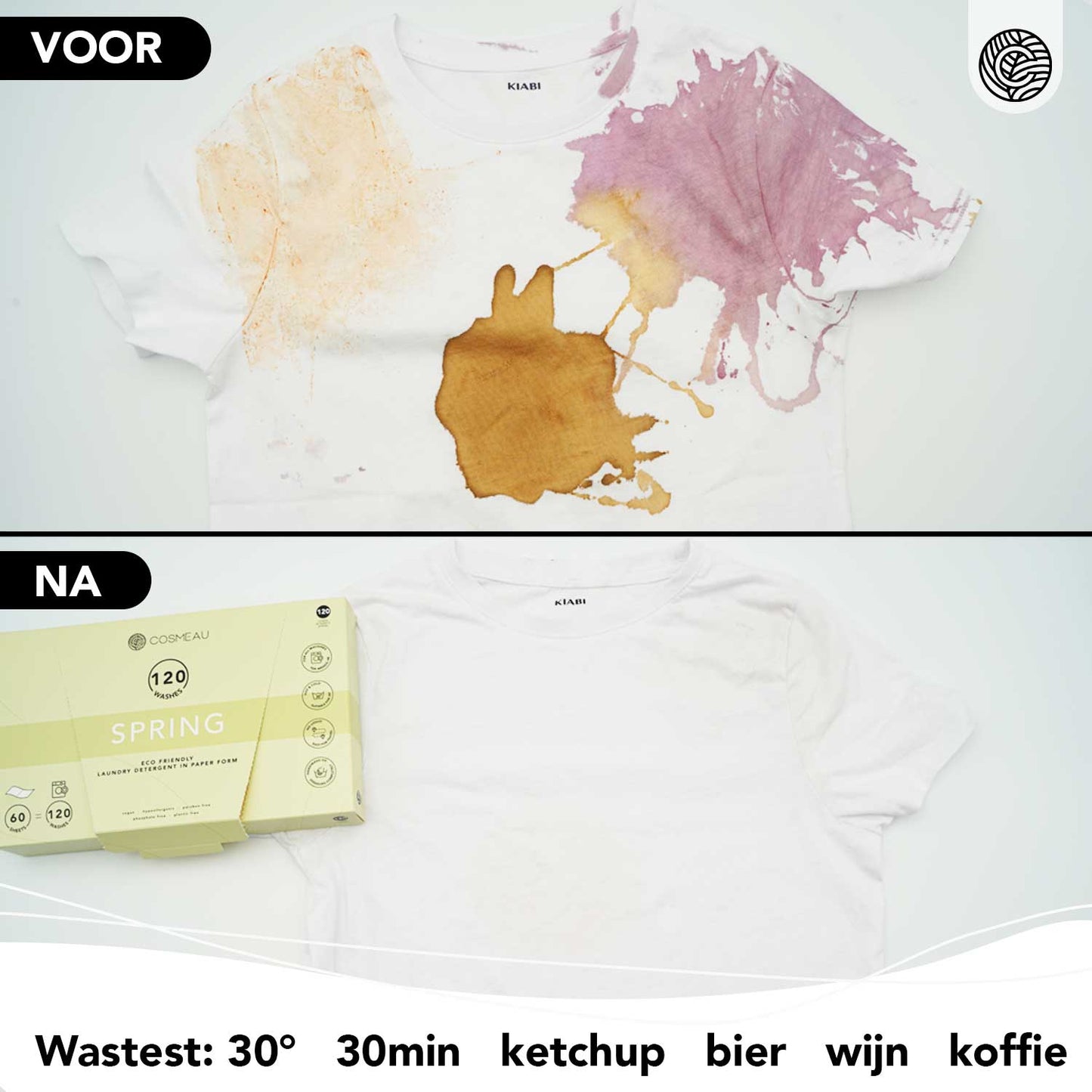 Wasmiddel Wasstrips voor Wol en Zijde