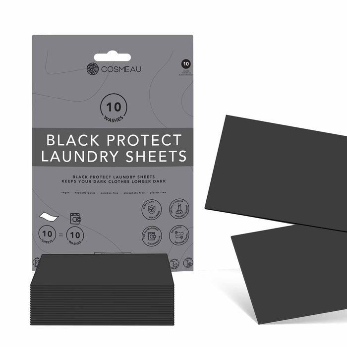 Kleurbooster Zwart ALLEEN VOLLEDIG ZWART WASGOED (Geen Wasmiddel): Zwarte Donkere Was Color Protect Strips