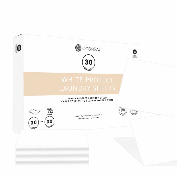 Kleurbooster Wit ALLEEN VOLLEDIG WIT WASGOED (Geen Wasmiddel): Witte Was White Protect Strips