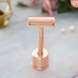 Safety Razor with Stand · 20x Platinum Blades