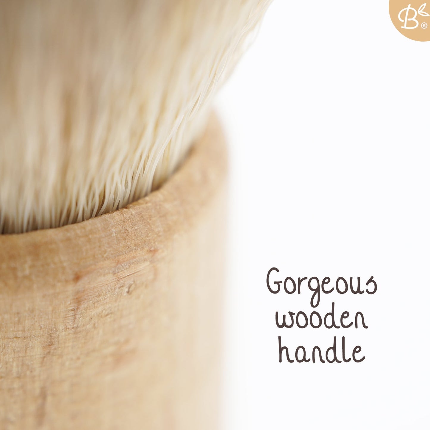 Safety Razor Shaving Brush Wood · Vegan