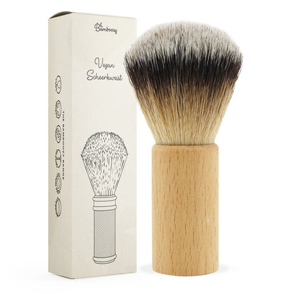 Safety Razor Shaving Brush Wood · Vegan