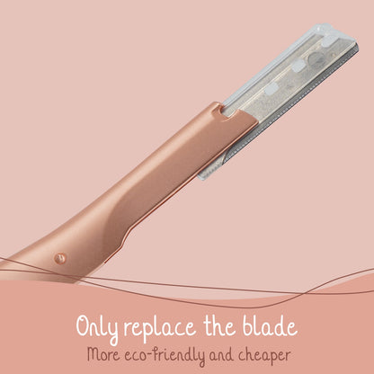 Bamboozy Metal Dermaplaning Eyebrow Facial Razors