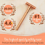 Safety Razor Butterfly + 20x Platinum Blades