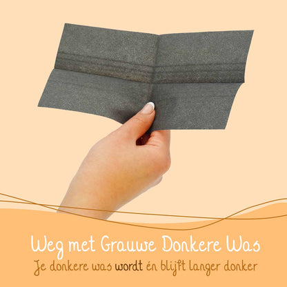 Kleurbooster Zwart ALLEEN VOLLEDIG ZWART WASGOED (Geen Wasmiddel): Zwarte Donkere Was Color Protect Strips