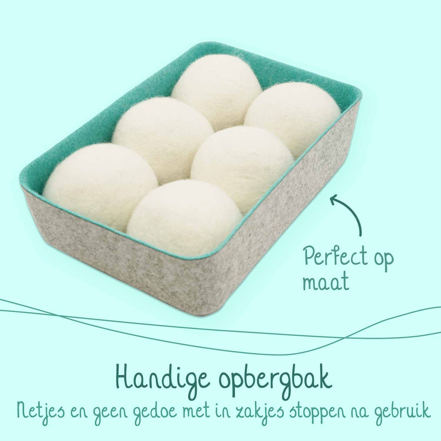 Drogerballen 6 Stuks met Bewaardoos