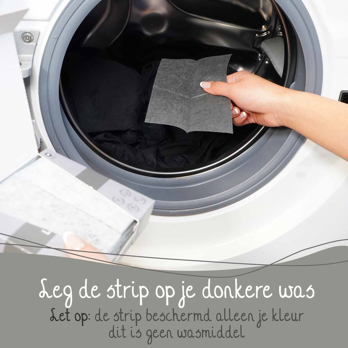 Colour Booster Black ONLY FOR PURE BLACK LAUNDRY (No Detergent): Black Dark Wash Color Protect Sheets