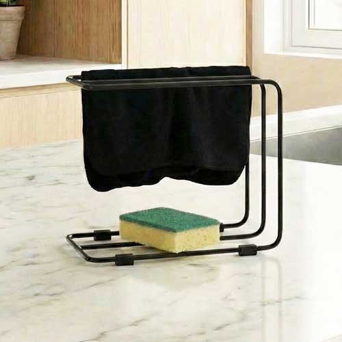 Minimalistische droogrek voor vaatdoekjes